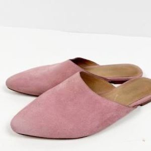 Madewell Shoes | Remi Mule Weather Berry Suede Leather Size 7.5 | Color: Pink